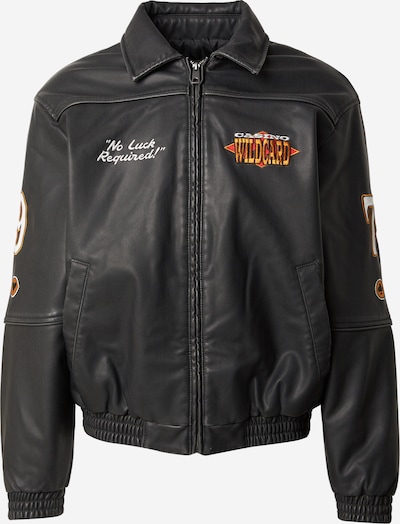 HOLLISTER Välikausitakki värissä oranssi / tummanpunainen / musta / valkoinen, Tuotenäkymä