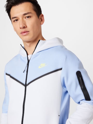 Nike Sportswear Zip-Up Hoodie in Blue