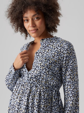 MAMALICIOUS Blouse 'Davey Lia' in Blauw