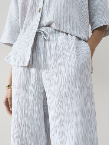 Wide Leg Pantalon Next en bleu
