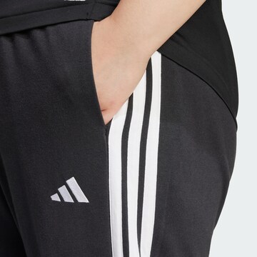 ADIDAS SPORTSWEAR Tapered Sportbroek 'Essentials' in Zwart