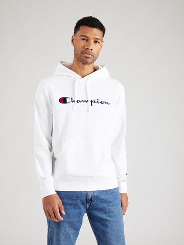 Champion Authentic Athletic ApparelSweater majica - bijela boja: prednji dio