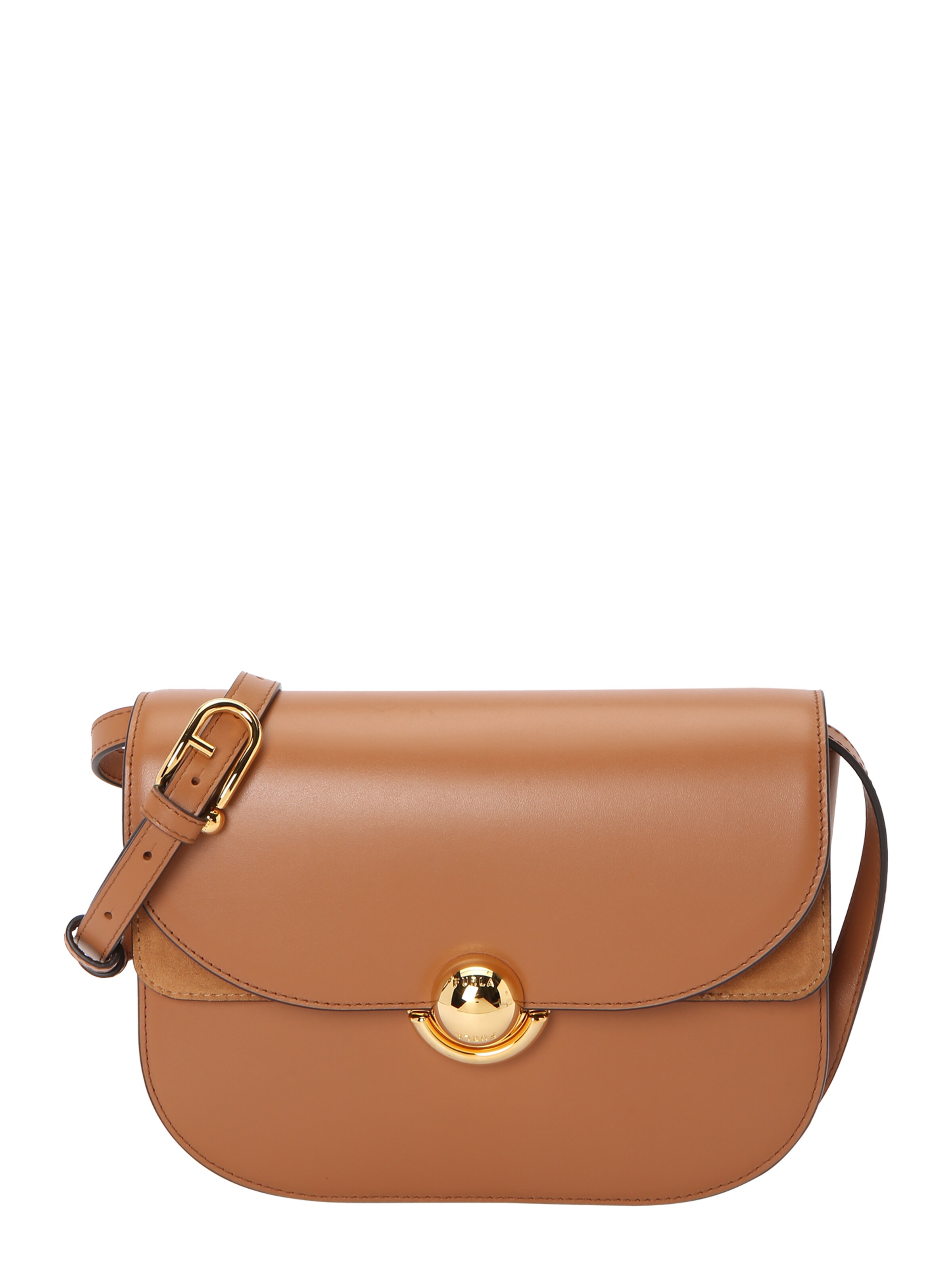 FURLA Õlakott 'SFERA', värv pruun: eest vaates