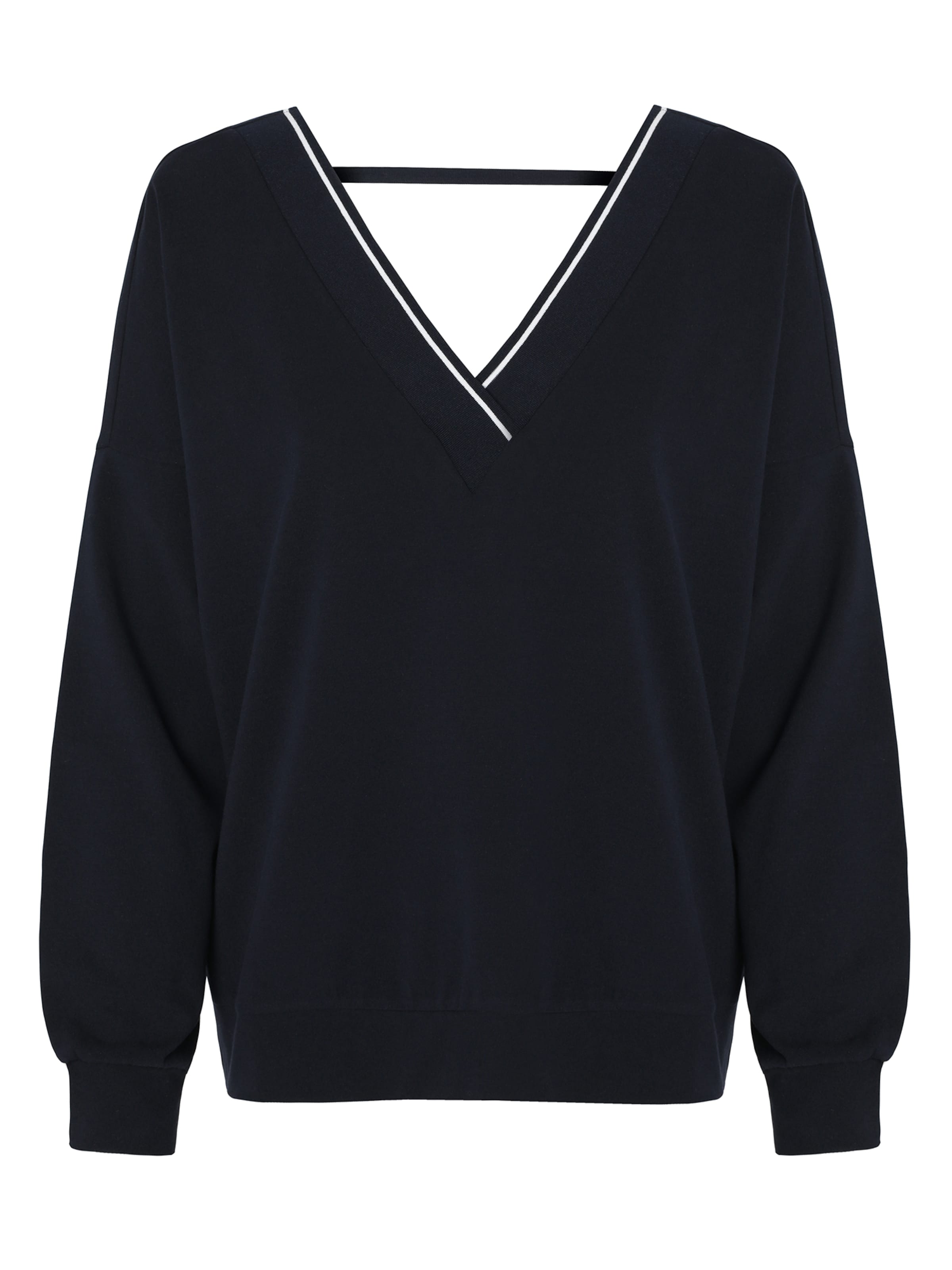TATUUM Damen-Sweatshirt Strickware ANEKO in Blau: Vorderseite