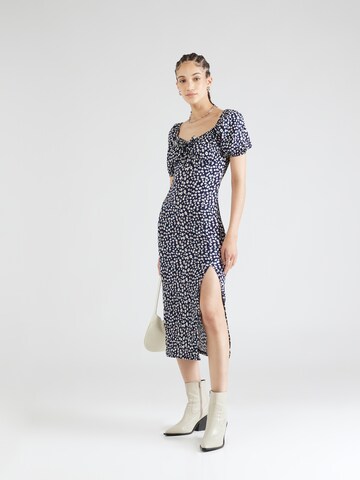 Happiness İstanbul Kleid in Blau: Vorderseite