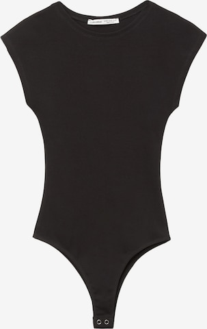 Shirtbody Pull&Bear en noir : devant