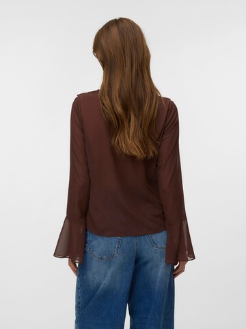 VERO MODA Blouse 'VMWillow' in Brown