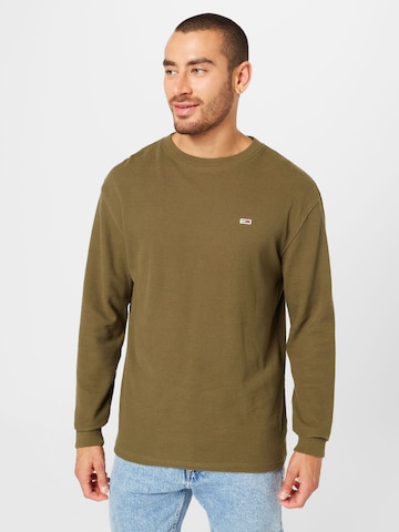 T-Shirt TOMMY HILFIGER en vert : devant