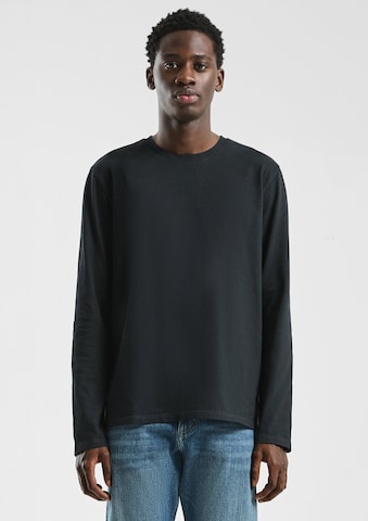 QS Shirt in Zwart: voorkant