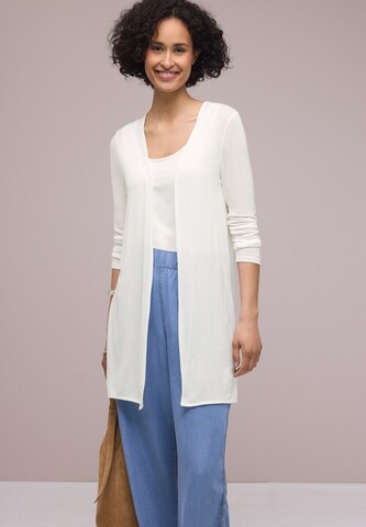 STREET ONE Strickjacke in Weiß: Vorderseite