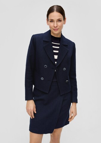 Blazer s.Oliver BLACK LABEL en bleu : devant