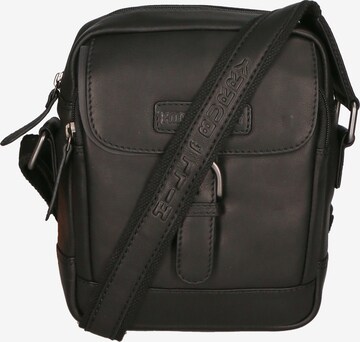 Sac à bandoulière HILL BURRY en noir : devant