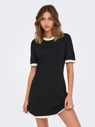 Robes en maille ONLY en noir : devant