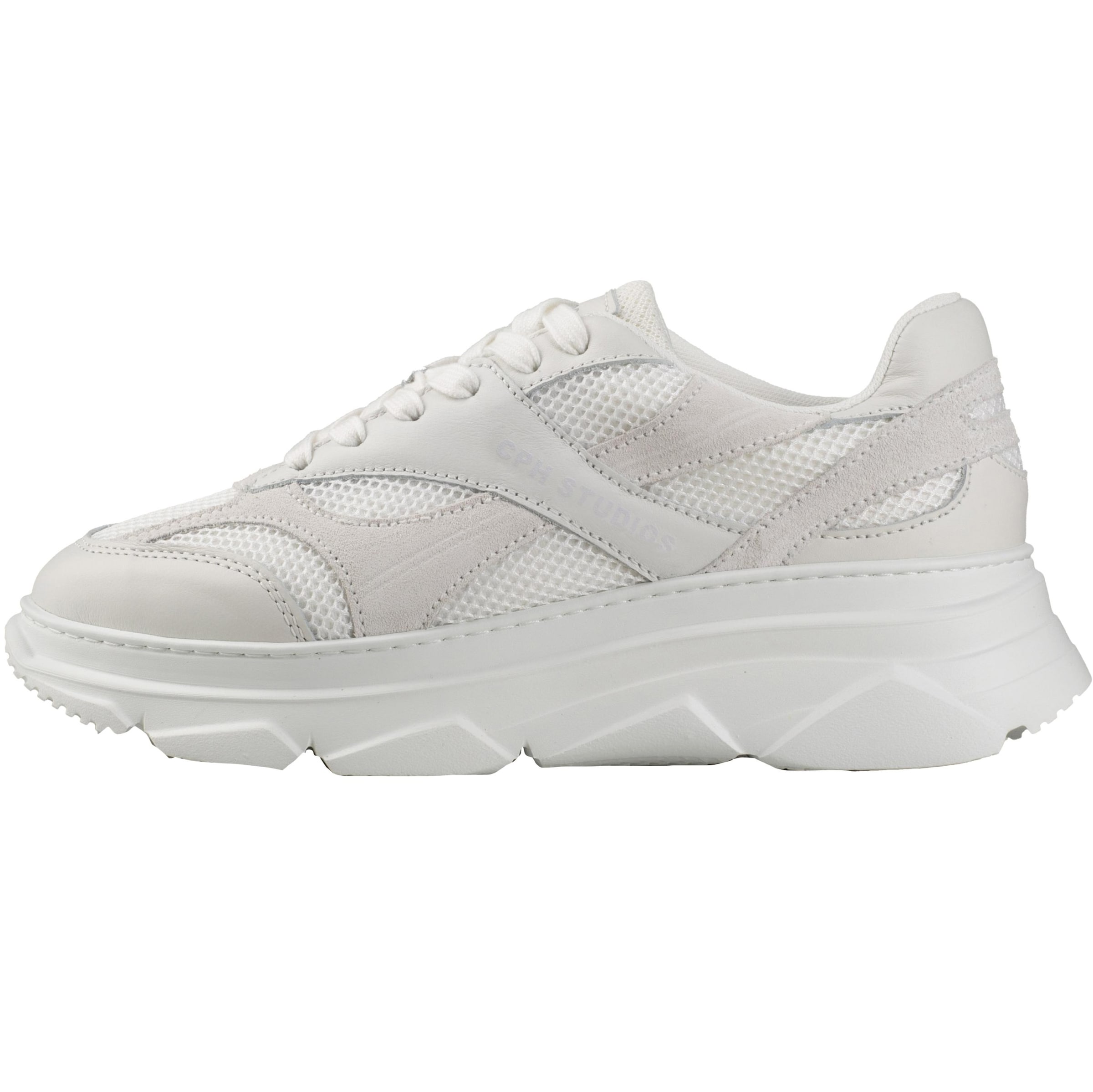 Copenhagen Studios Platform trainers 'CPH54' in White: front