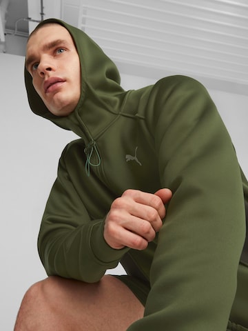 žalia PUMA Sportinis džemperis