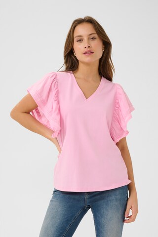 CULTURE Blouse 'Aca' in Roze: voorkant