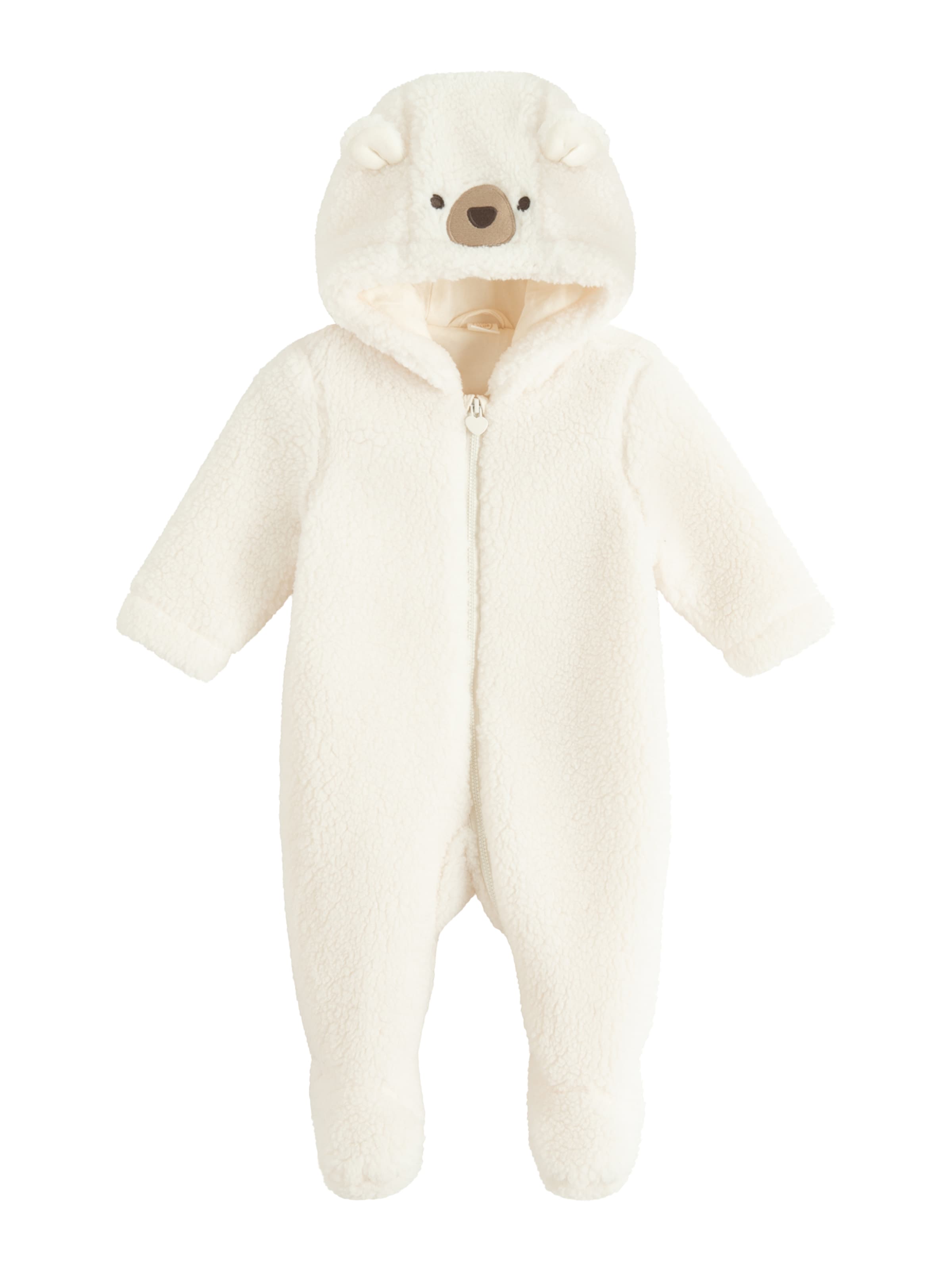 Salopetă de la Cool Club pe alb: față