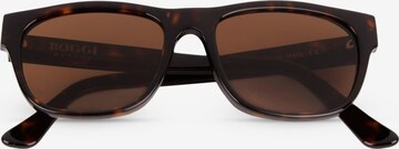 Lunettes de soleil 'Taormina' Boggi Milano en marron : devant