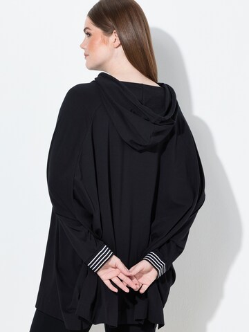 Ulla Popken Футболка оверсайз в Черный