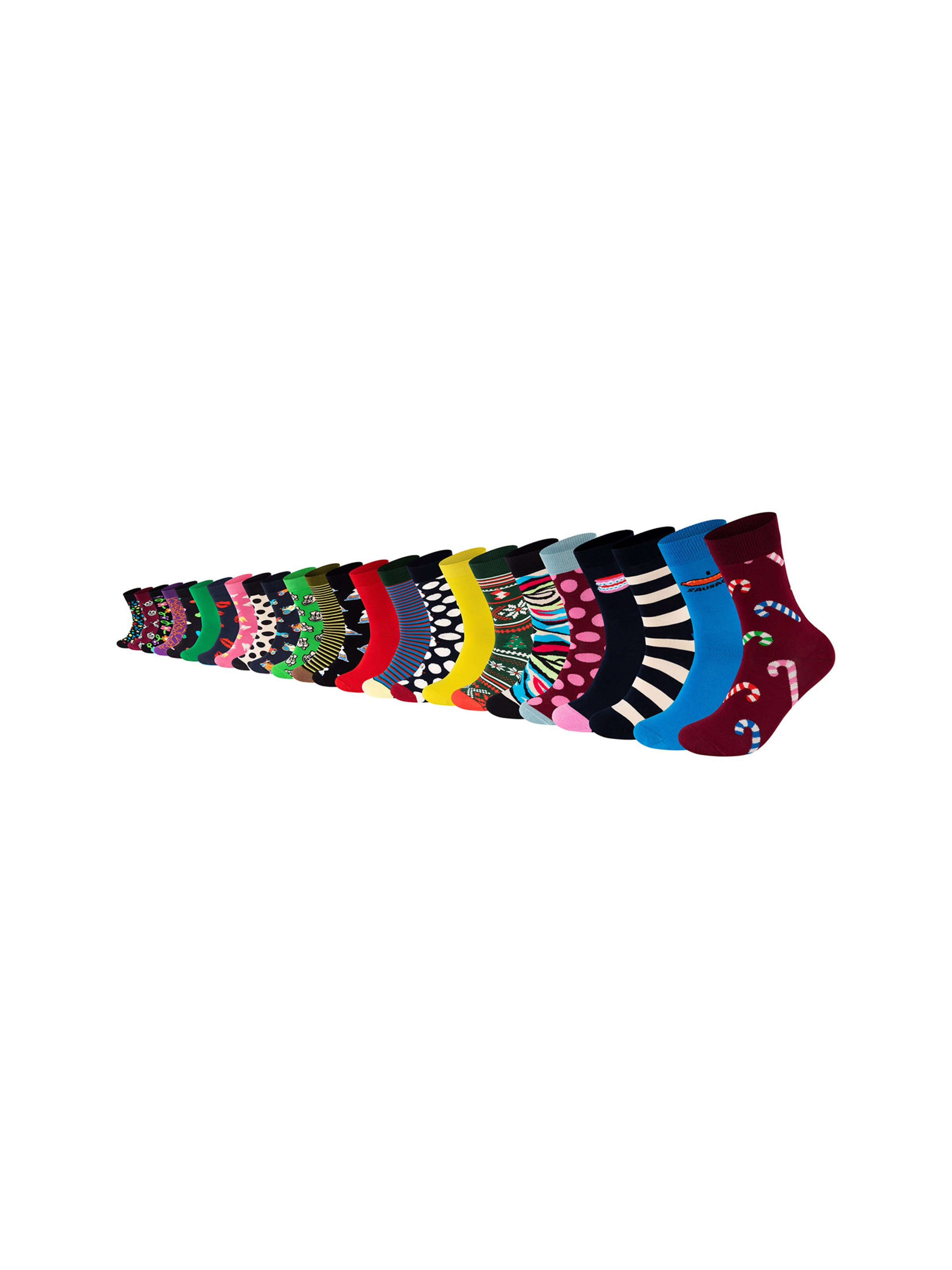 Happy Socks Sokker 'Adventskalender' i blandingsfarvet