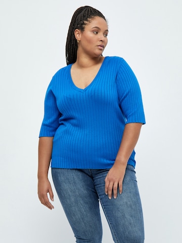 Peppercorn Trui 'Tana' in Blauw: voorkant