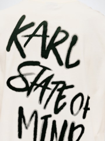 KARL LAGERFELD JEANS Μπλουζάκι σε λευκό