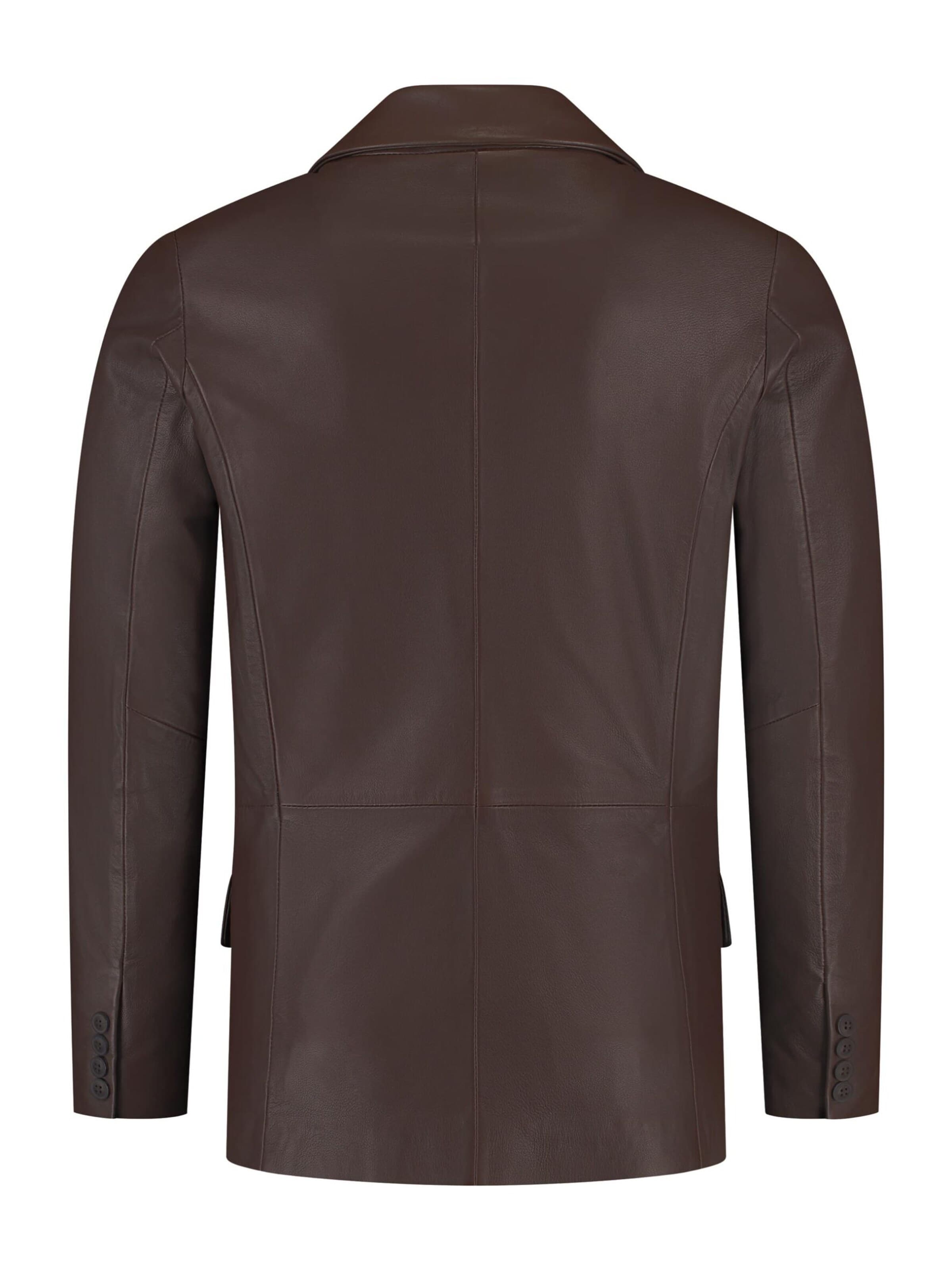 Coupe regular Veste de costume 'HYPE' CYCAS D'OR en marron