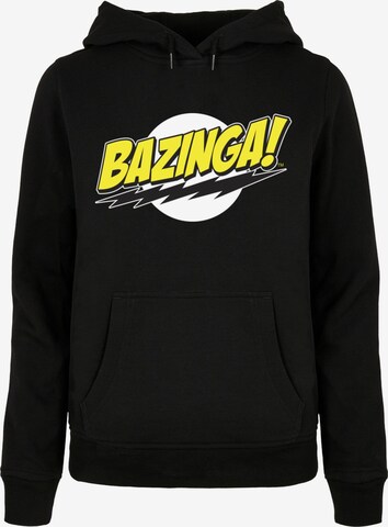 ABSOLUTE CULT Sweatshirt 'Ladies Big Bang Theory - Bazinga' in Schwarz: predná strana