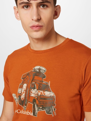 T-Shirt fonctionnel 'Sun Trek™' COLUMBIA en orange