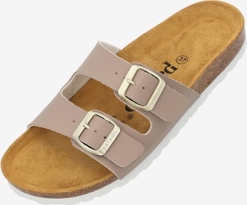 Palado Mules 'Milos Matt' in Pink: front