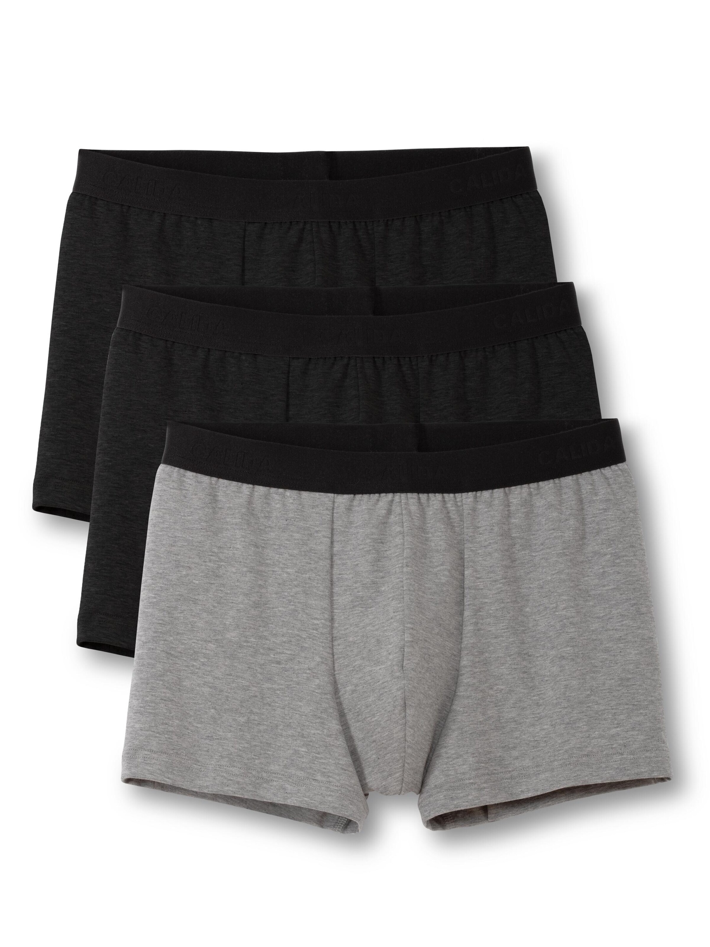 Boxers 'Natural Benefit' CALIDA en noir : devant