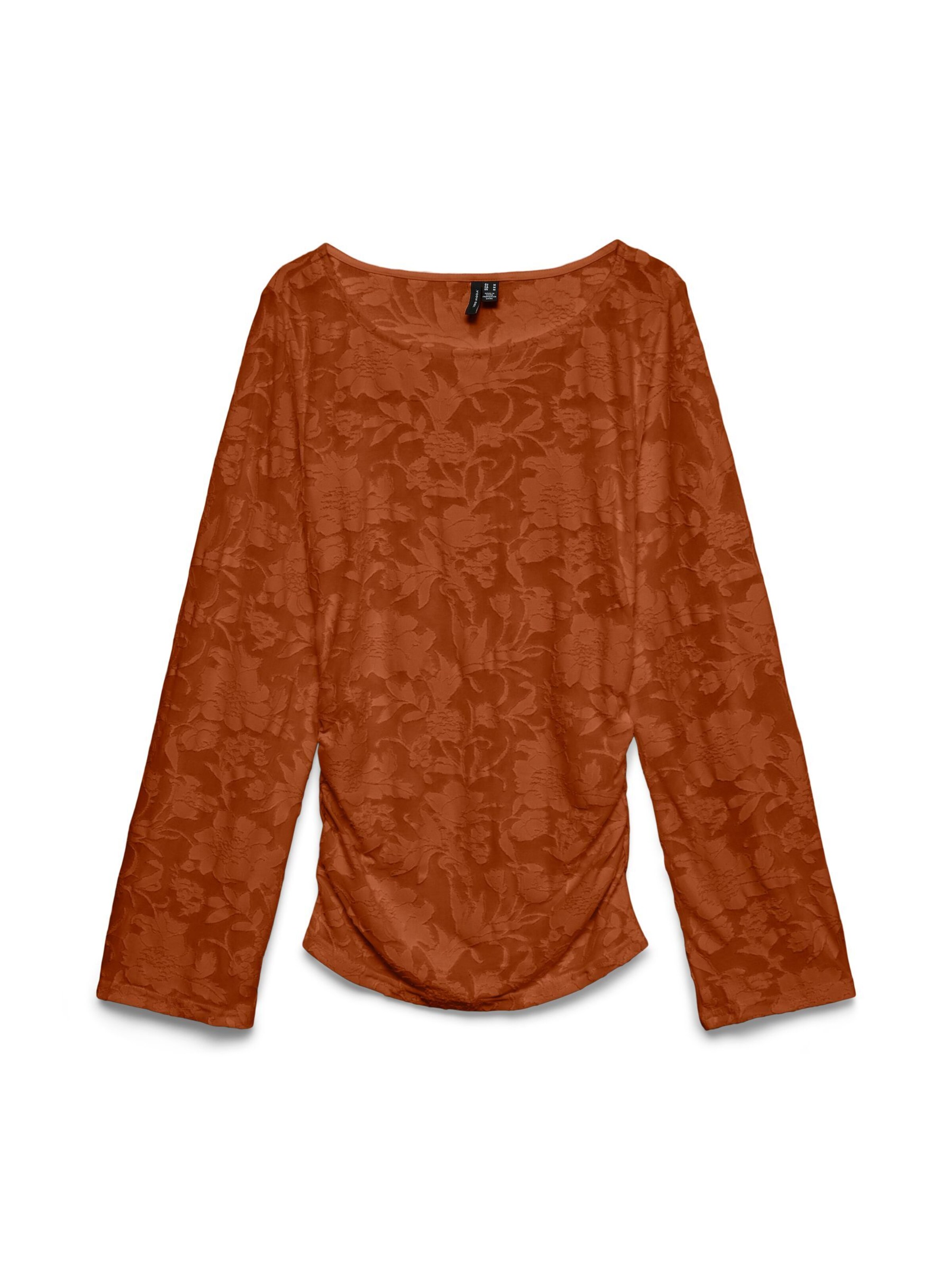 VERO MODA Shirt in Bruin: voorkant