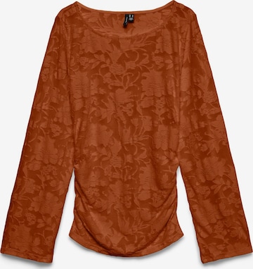 VERO MODA Shirt in Bruin: voorkant