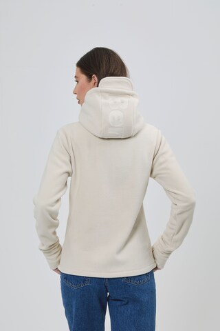 BENCH Fleece Jacket 'Ninja' in Beige
