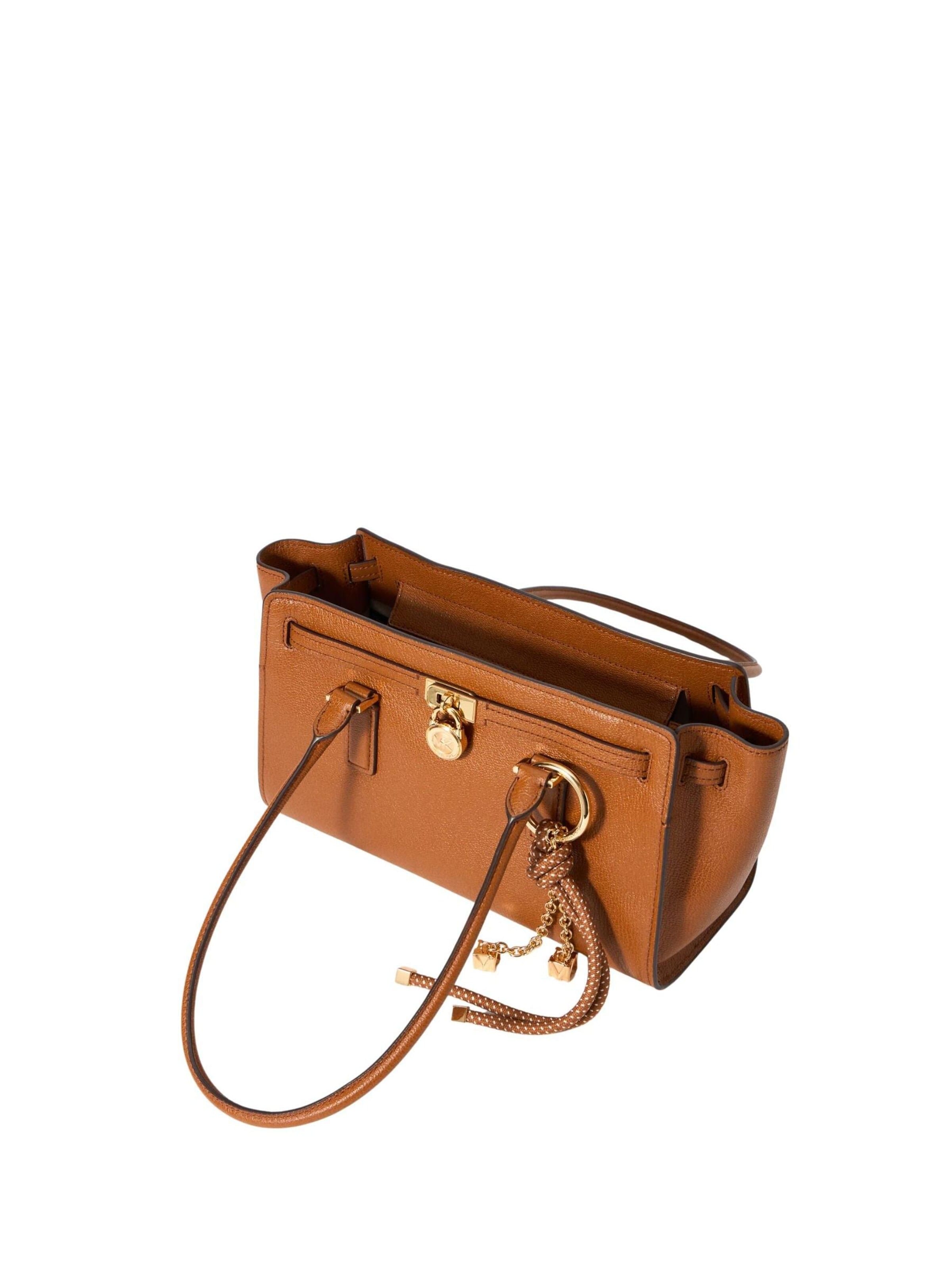 MICHAEL Michael Kors Torba na ramię 'Michael Kors Sac Bandoulière Hamilton Moderne 30F5GNXT0L Marron' w kolorze brązowy