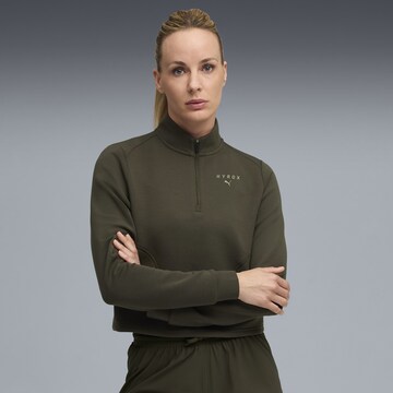 Veste de survêtement 'Puma x Hyrox Cloudspun' PUMA en vert : devant