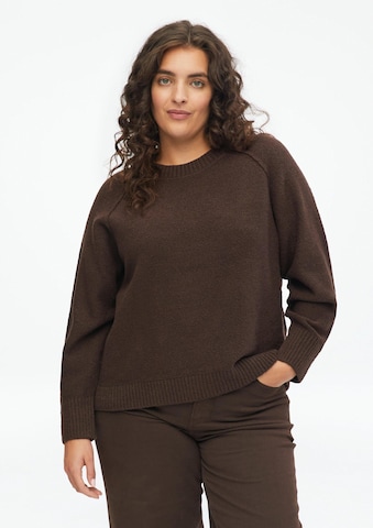 Pull-over s.Oliver CURVE en marron : devant