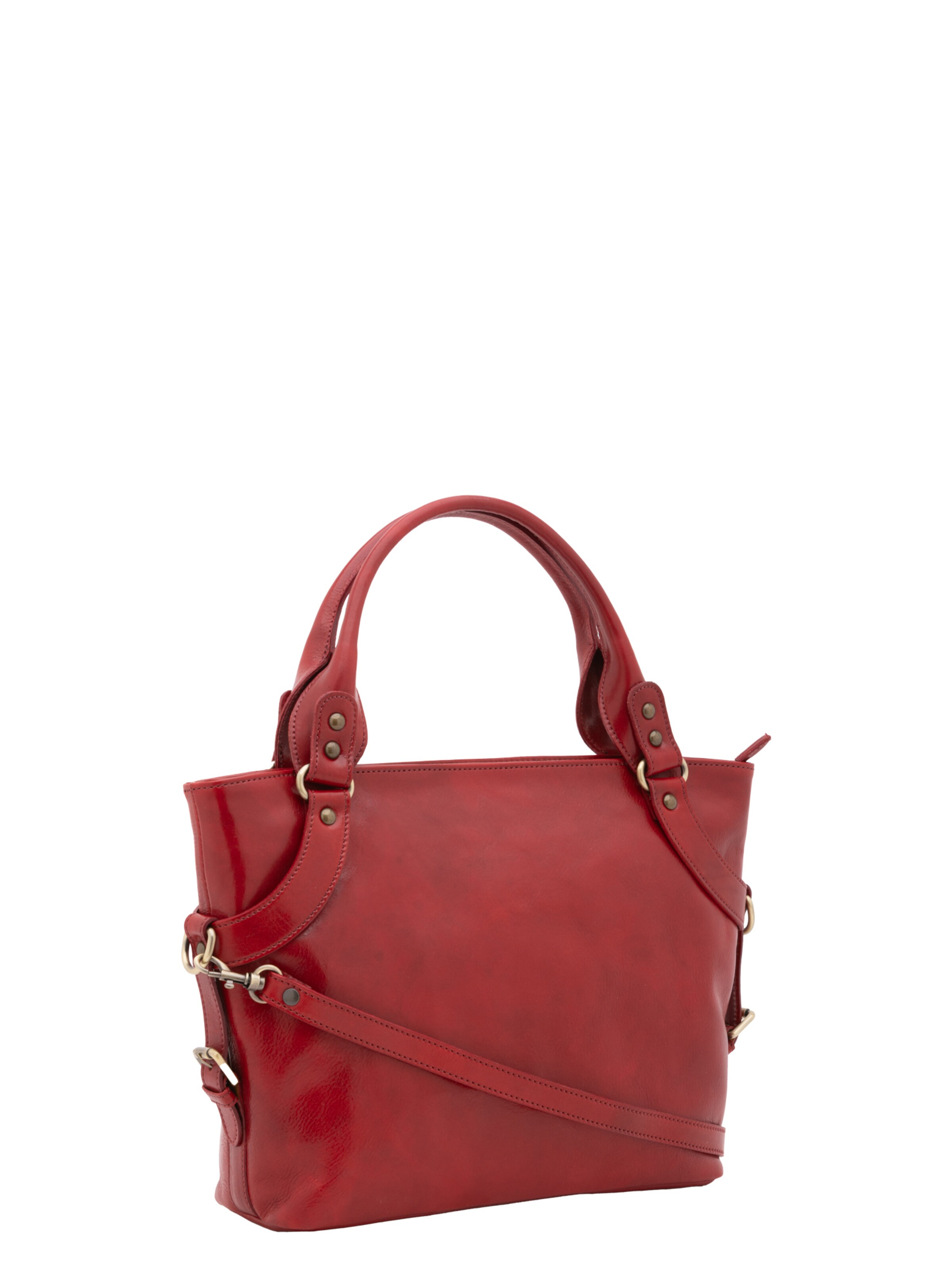 Viola Castellani Handtas in Rood: voorkant