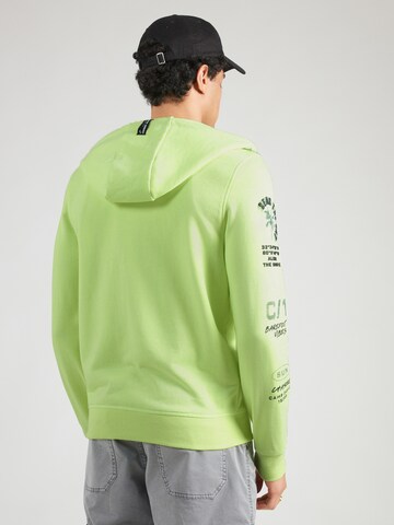 CAMP DAVID Zip-Up Hoodie in Green