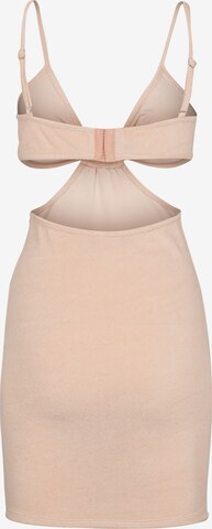 OW Collection Sukienka plażowa 'TOWEL' w kolorze beżowy