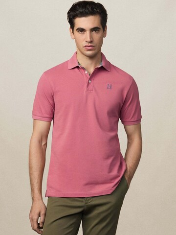 Hackett London Poloshirt 'Heritage' in Pink: Vorderseite