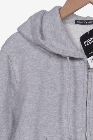 Brandy Melville Sweatshirt & Zip-Up Hoodie in S in Grey
