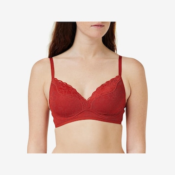 TRIUMPH Bustier BH 'Fit Smart' in Rood: voorkant
