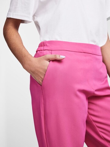 PIECES Regular Broek 'BOSS' in Roze