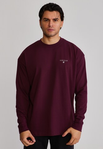 Maglietta di SikSilk in rosso: frontale