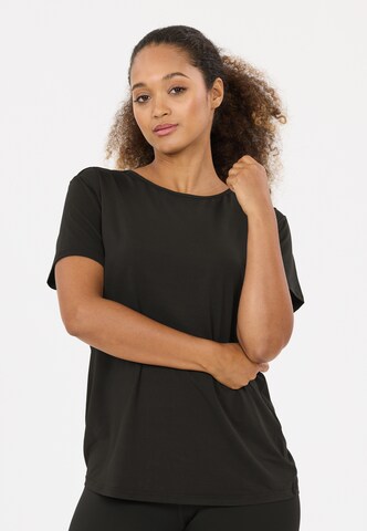 Athlecia Functioneel shirt 'Lizzy V2' in Zwart: voorkant