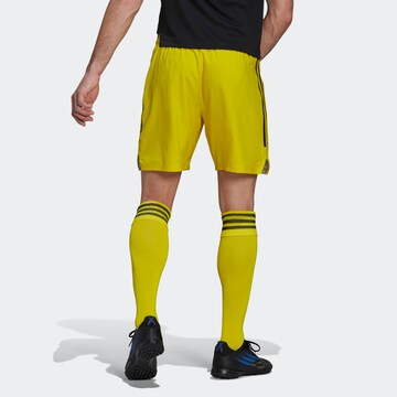 ADIDAS SPORTSWEAR Regular Workout Pants 'Condivo 22' in Yellow