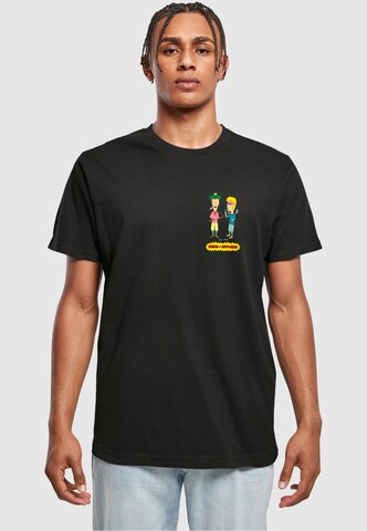 T-Shirt 'Beavis and Butthead' Merchcode en noir : devant