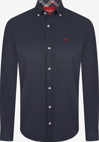 Chemise 'Abel' DENIM CULTURE en bleu : devant