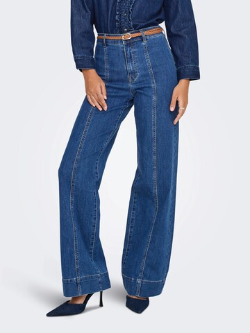 ONLY Wide leg Jeans 'ONLMadison' i blå: framsida
